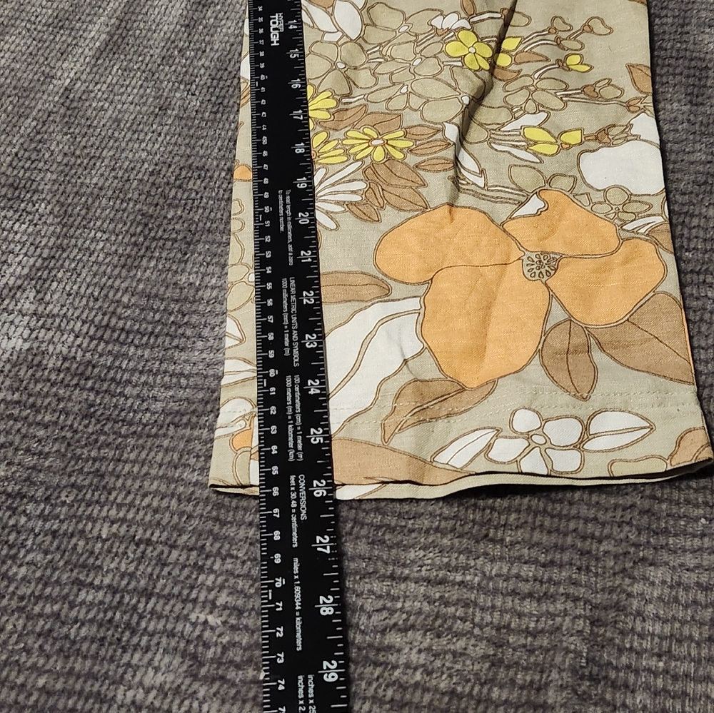 Anthropology Current Air retro womens Jumpsuit floral BOHO sz XS Spring Summer - Picture 10 of 10